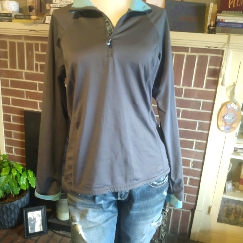 Pullover collared top by L.L. Bean